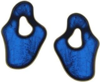 Olivia Welles Helia Abstract Earrings in Gold /Blue at Nordstrom Rack