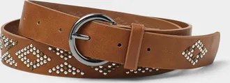Simons Womens Studded geometric belt