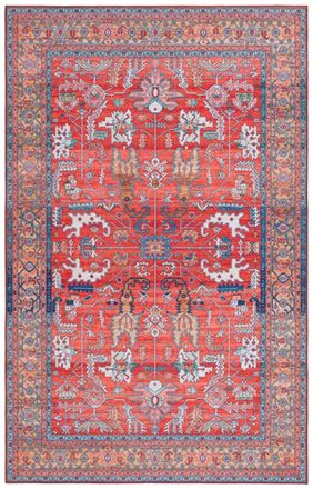 Safavieh Alfombra pelo de poli&eacute;ster rojo / azul 152 x 244 cm