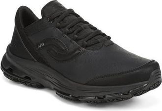 Ryk&auml; Devotion SR Walking Shoe in Black Leather at Nordstrom, Size 5.5