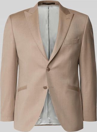 Wilvorst Slim Fit 2-Knopf-Sakko aus Schurwolle in Sand, Gr&ouml;&szlig;e 106