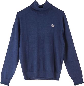 Paul Smith Truien & Vesten, Heren, Blauw, M, Katoen, Dolcevita Zebra