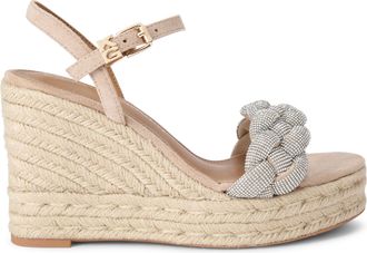 Kurt Geiger Womens Sadie2 Heels - Blush Fabric - Size UK 4