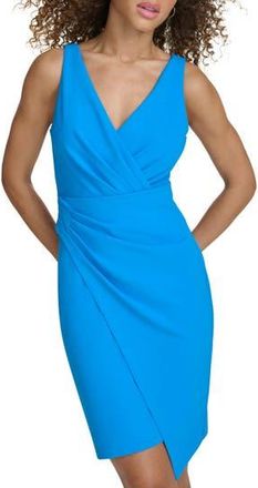 Siena My Balconia Scuba Crepe Cocktail Dress in Ocean at Nordstrom Rack, Size 12