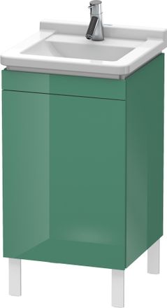 Duravit Duravit L-cube M&oacute;dulo De Lavabo Vertical, 1 Puerta, Con Bisagra A La Izquierda, 460mm, Para Starck 3 030348, Color: Jade Laca Alto Brillo - Lc6169l030