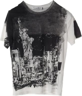 Dior T-shirt con stampa grafica anni 2010 - Nero