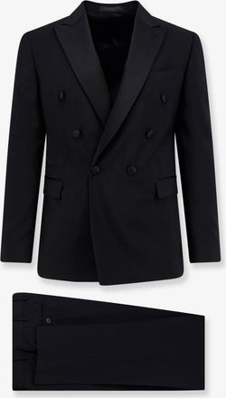 Corneliani Smoking doppiopetto in lana vergine e mohair - CORNELIANI - gender_Man