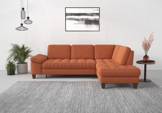 Sit&more Ecksofa »Westham L-Form« mit Ottomane, mit oder ohne Bettfunktion, Bettkasten, Verstellung