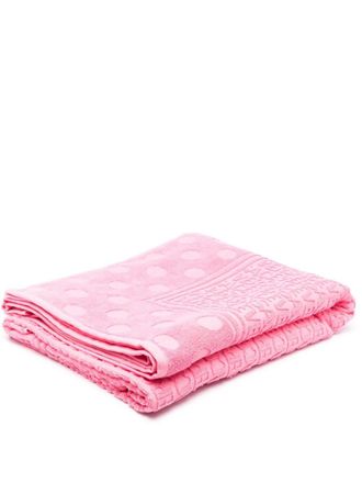Versace Asciugamano con stampa - Rosa
