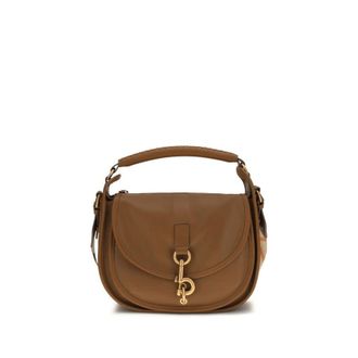 Burberry B Clip Shoulder Bag Brown