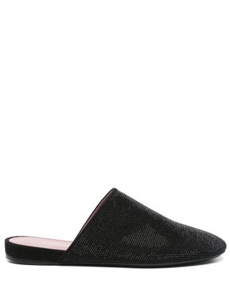 Premiata rhinestone-embellished mules - Black