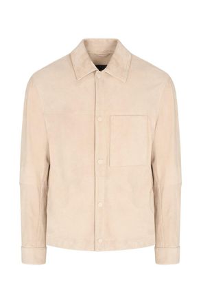 BOSS C MOLOT LEATHER JACKET Size: 52, colour: BEIGE