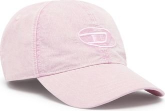 Diesel Baseball cap with embroidered Oval D - Caps - Man - Pink