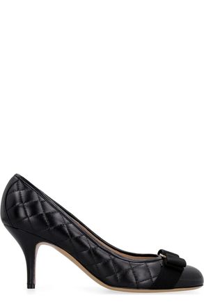 Ferragamo Ferragamo Quilted Vara Bow Pumps