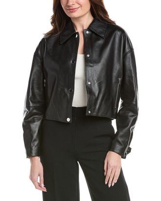 HUGO BOSS Boss Hugo Boss Sassina Leather Jacket