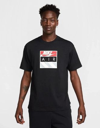 Nike Mens Nike Air Max90 T-Shirt Black - Size: 40