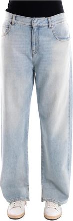 Pinko Lovely Loose Jeans - Dames - Loose Fit Jeans - Blauw - W30 - Katoen - Jeans