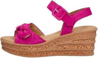Gabor Sandalen met Hoge Hak - Dames - Sleehakken - Roze - 41 EU - Schoenen