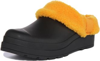 Hunter Play Sherpa WFF1000RSP Womens Black Orange Insulated Clogs JOBB1944