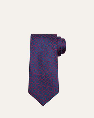 Charvet Mens Petite Tassel Silk Tie
