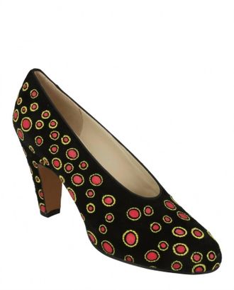 Ferragamo Womens Sparta Pumps In Black Multi