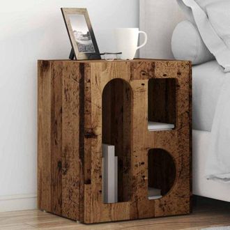vidaXL vidaXL Comodino Legno vecchio 40 x 35 x 50 cm Legno multistrato