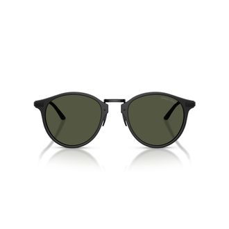 Giorgio Armani 0ar8250 Round Frame Acetate Sunglasses with Thin Bridge