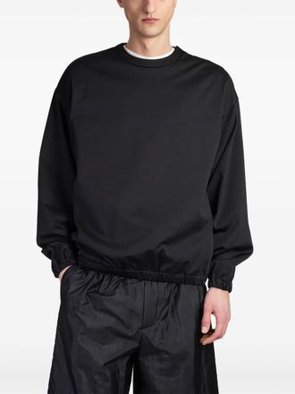 Jil Sander zip-detailing sweatshirt - men - Cotton/Polyester - 44 - Black