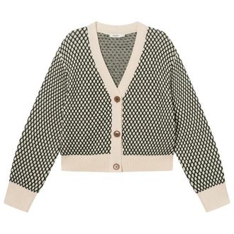 Dedicated Cardigan Kanan Bubble Knit Cardigan f&uuml;r Damen | grau