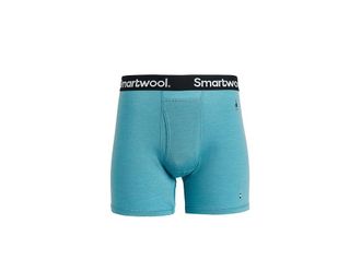 Smartwool Merino Boxer Brief Boxed Mens Underwear Mineral Blue : LG, Wool/Nylon