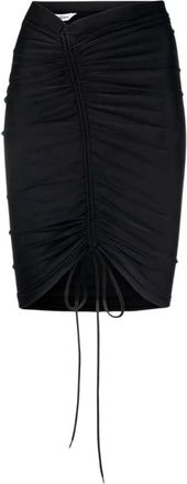 Balenciaga Gathered Fabric Mini Rok - Dames - Korte rokken - Zwart - S - Rokken