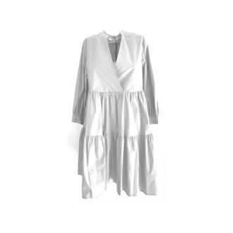Gaudì Casual Dresses, female, White, M, Short dress from popeline