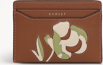Radley London Cognac Small Card Holder Floral SS26 Radley London