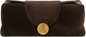 Versace Vivian Suede Clutch