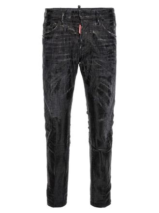 Dsquared2 Black Mid Rise Jeans
