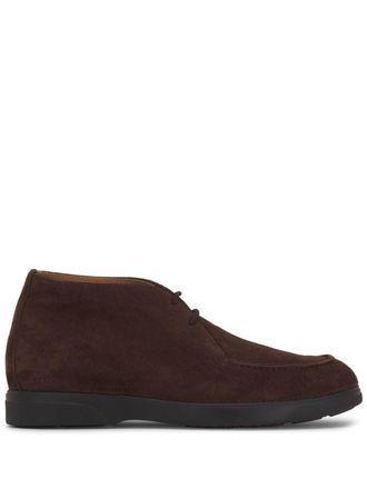 Kiton suede ankle boots - Brown