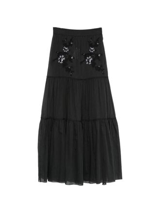 Ermanno Scervino Womens Cotton Long Skirt