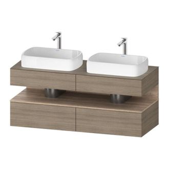 Duravit Qatego Consola Mueble Bajo Lavabo, 2 Extensiones, 2 - Duravit