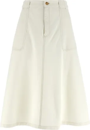 A.P.C. White Laurie skirt