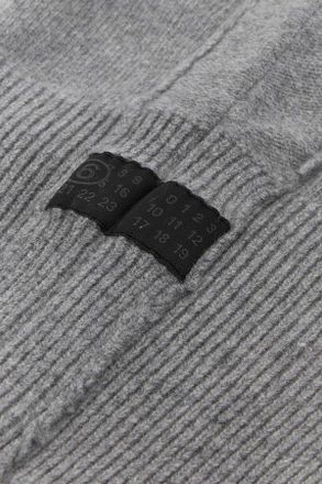 Maison Margiela Womens Hat Wool Blend Balaclava Gray Nylon