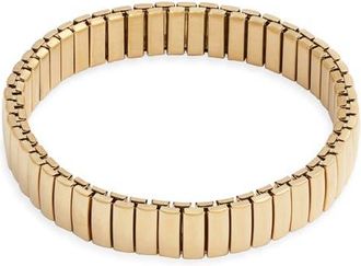 Open Edit Watchband Stretch Bracelet in Gold at Nordstrom