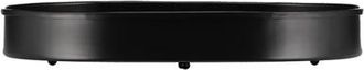 British Colour Standard Oval Metal Candle Platter in Jet Black at Nordstrom