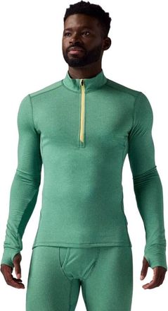 Backcountry Pines Micrrid Ultra-Lt Baselayer 1/4-Zip Top - Mens in Gearhead Green at Nordstrom, Size X-Large