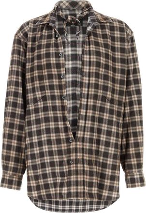 Dsquared2 Embroidered Flannel Dsquared X Magliano Shirt