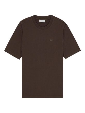 Nn.07 Adam EMB t-shirt - men - Pima Cotton - M - Brown
