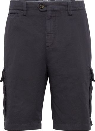 Brunello Cucinelli dyed bermuda shorts - men - Linen/Flax/Cotton - 44 - Grey