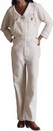 The Great. Union Slim Overall In Washed White