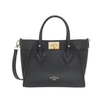 Louis Vuitton Pre-owned On My Side Calf Handbag - Dames - Pre-owned - Zwart - Maat: ONE Size Leer