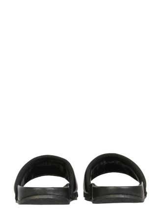 AMBUSH Leather Slide Sandals - Black