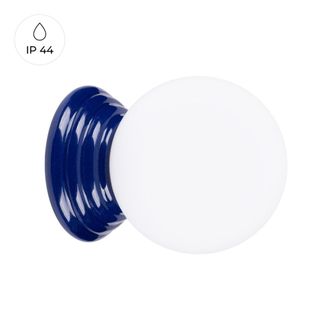 Sollux Lighting L&aacute;mpara de pared ultramarino cer&aacute;mica/vidrio vidriado alt. 12 cm